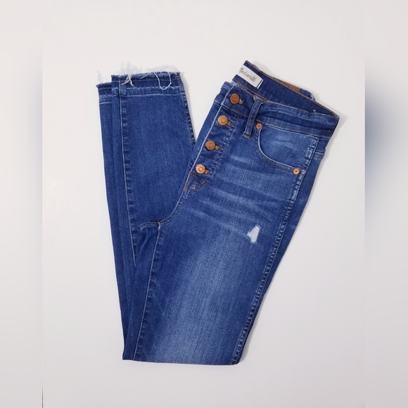 MADEWELL 10" HIGH RISE SKINNY JEANS - Picture 5 of 15